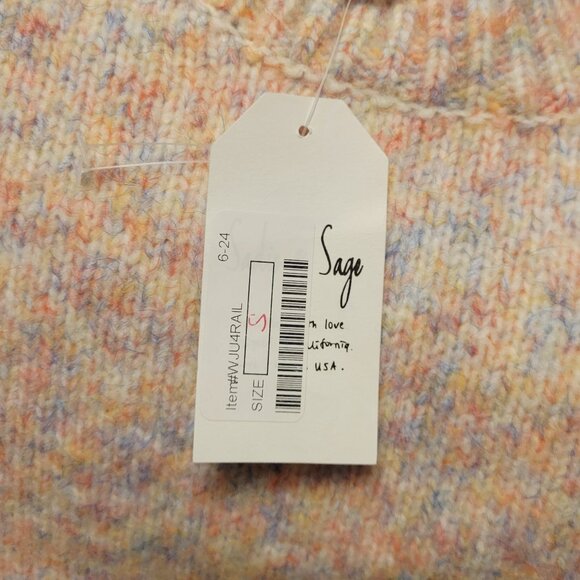 NWT Oversized Pastel Multi-Colour Sweater - Picture 2 of 3